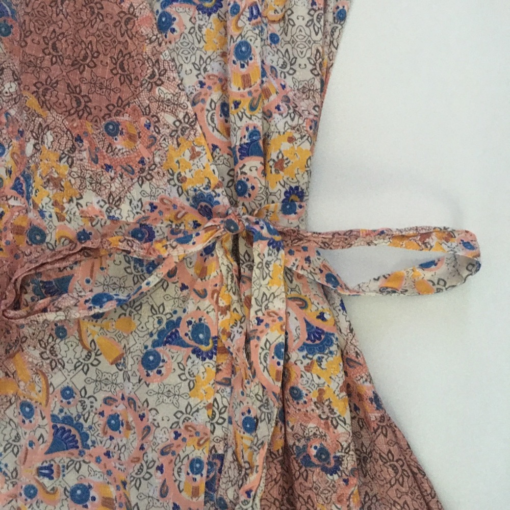 NWT-RAGA CALAFIA WRAP MAXI DRESS - Picture 5 of 11